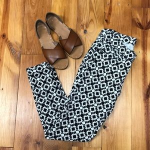 J. Crew Cropped Tribal Pants